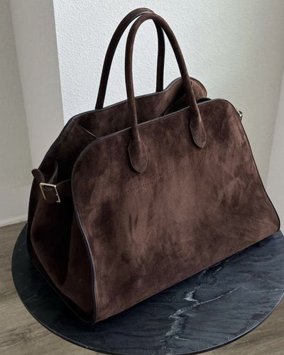 Monica Suede Bag - Coffee