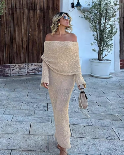 Valencia Off Shoulder Maxi Dress