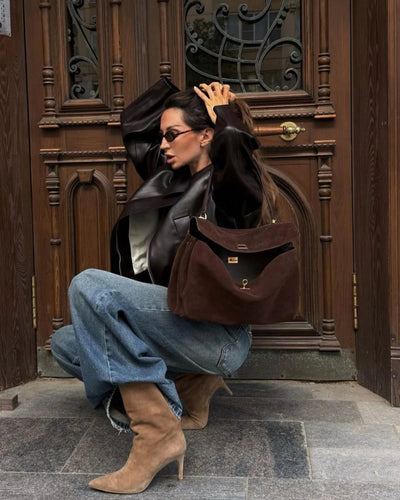 Fenrow Suede Bag