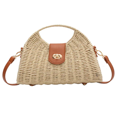 Boho Straw Carryall