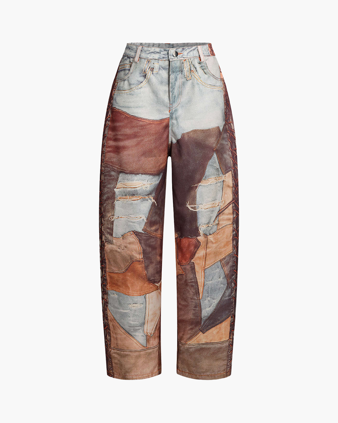 Nora - Wide-Leg Button Pants