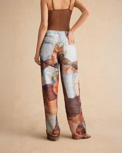 Nora - Wide-Leg Button Pants