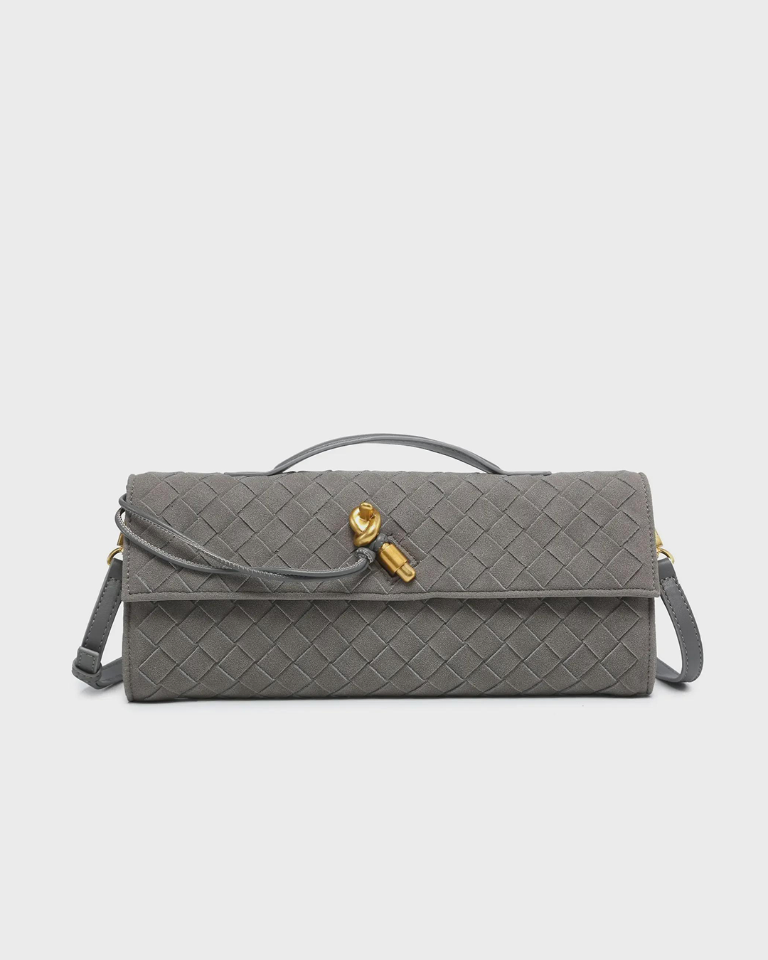 Amara Clutch Väska i Mocka