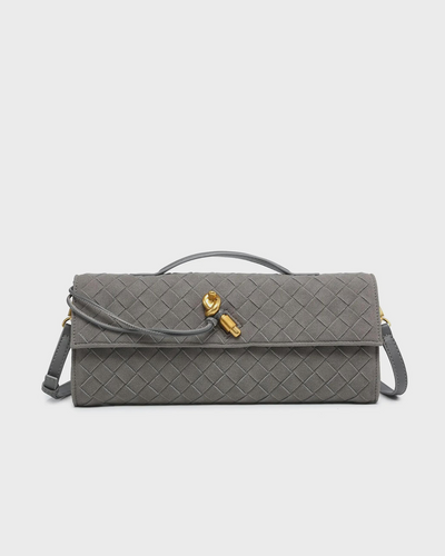 Amara Clutch Väska i Mocka