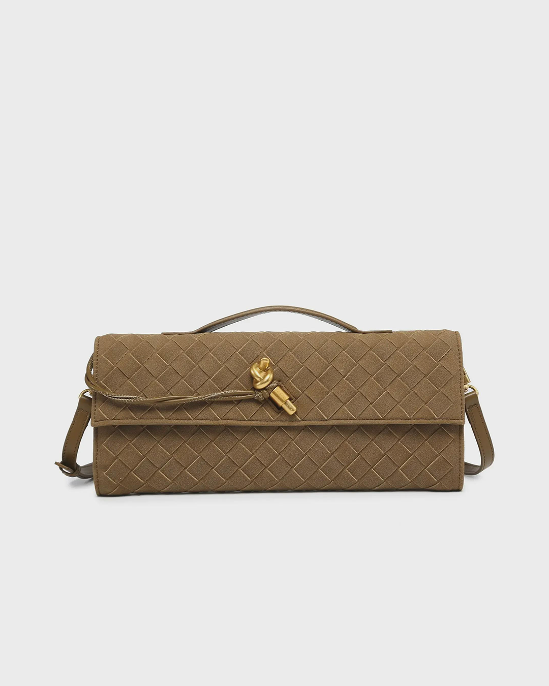 Amara Clutch Väska i Mocka