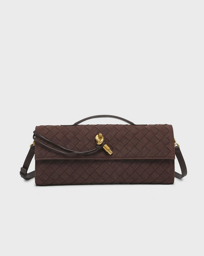 Amara Clutch Väska i Mocka