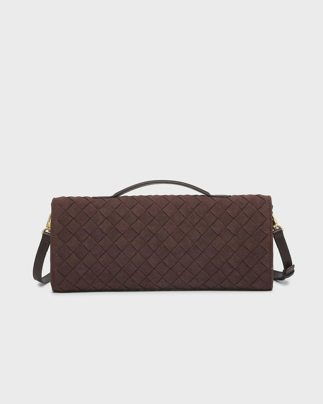 Amara Clutch Väska i Mocka
