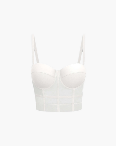 Lina - Mesh Underwire Bustier Top