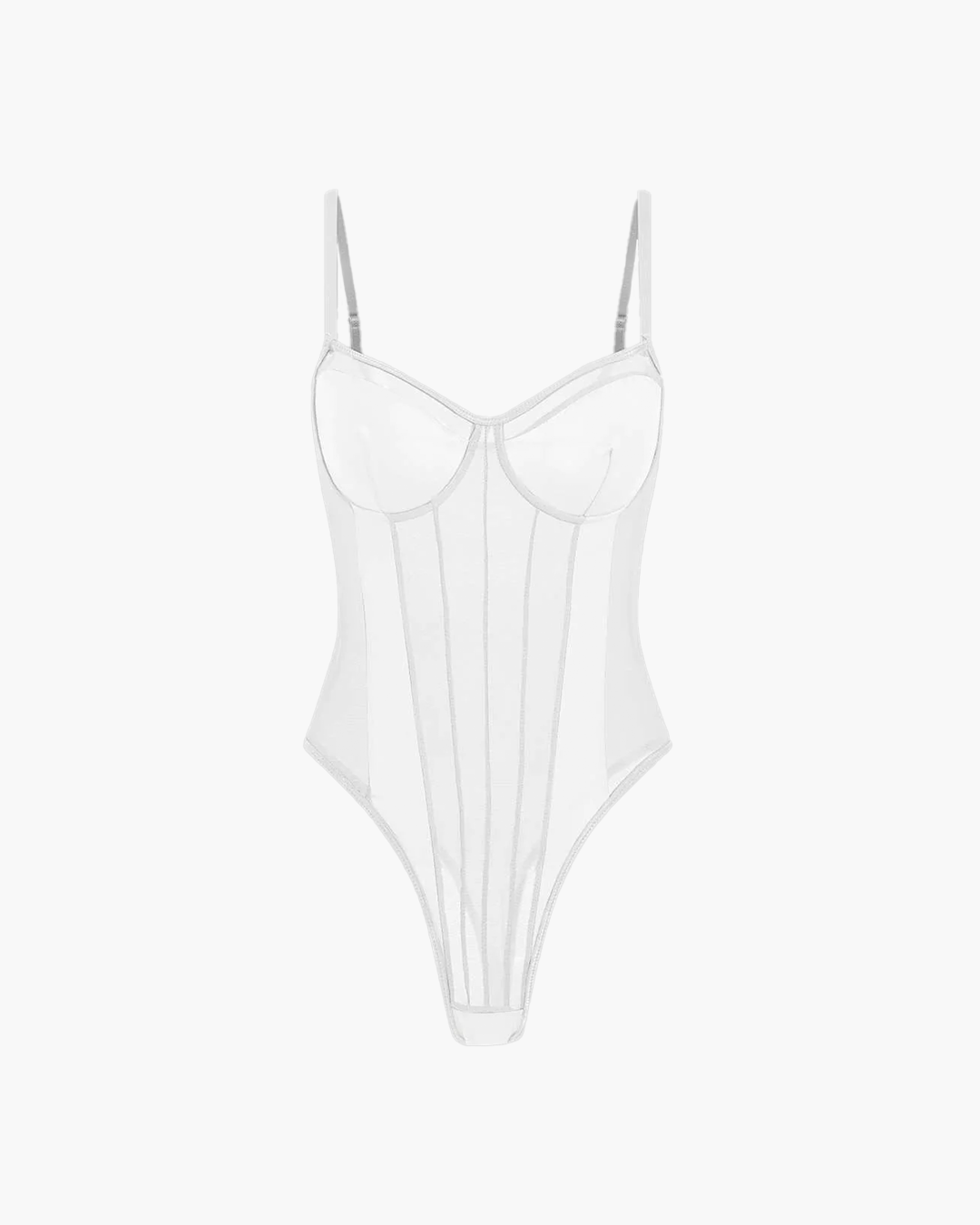 Milou - Mesh Corset Slip Bodysuit