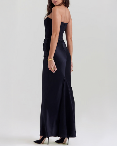 Scarlet Embrace Maxi Dress