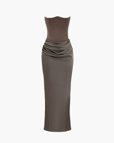 Scarlet Embrace Maxi Dress