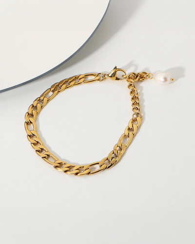 Freshwater Pearl Bracelet Stainless Steel