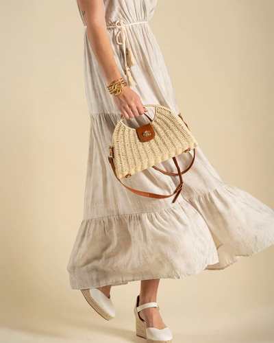 Boho Straw Carryall