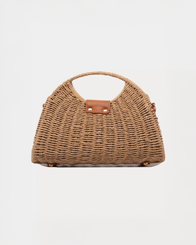 Boho Straw Carryall